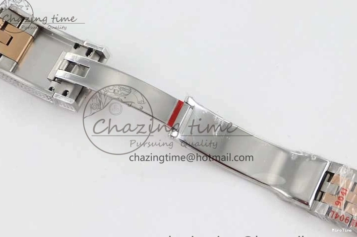 MiroTime 1229 Affordable Datejust 41 SS RG Full Diamonds TWF 1:1 Best Edition Arabic Markers Dial on Jubilee Bracelet A 2385